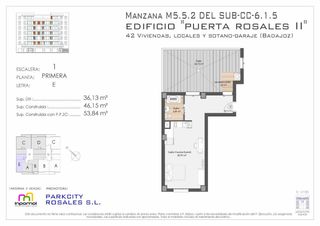 Studiowohnung in Valdepasillas - La Paz - Huerta Rosales. Moderno estudio con un gran patio en distrito rosales, badajoz