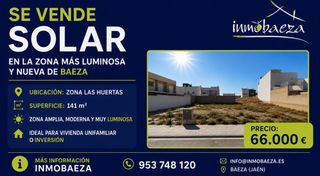 Terreno residencial en Baeza. Solar en venta en las huertas.