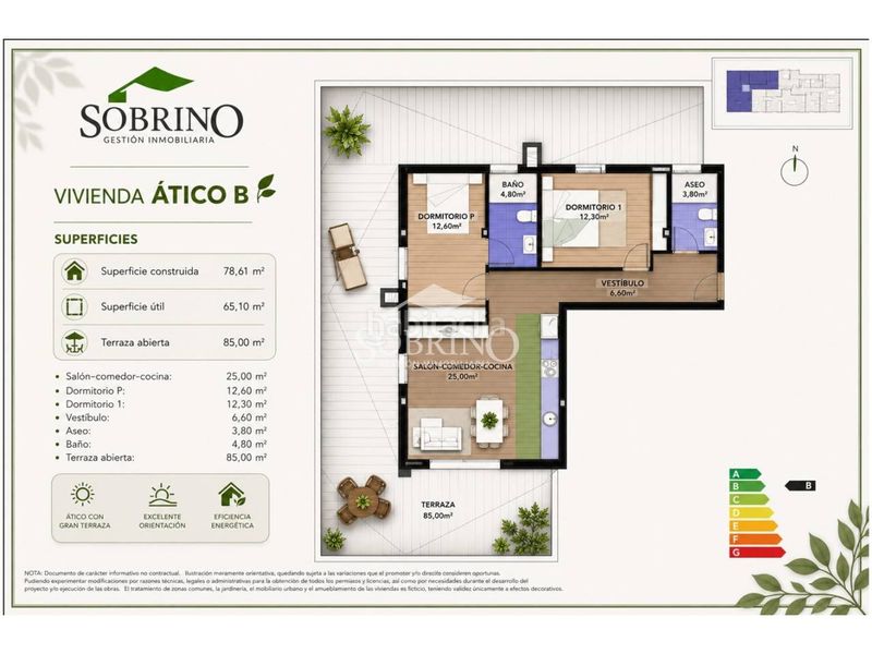 Foto 661f6252-9568-47ed-85e9-0f0bec82c8c5. Penthouse with heating parking pool in Parroquias suroccidentales Villaviciosa