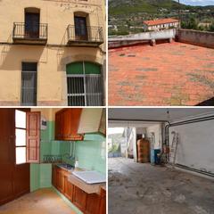 Casa adossada a Chert / Xert. Amplia casa de pueblo con jardin ubicada en chert