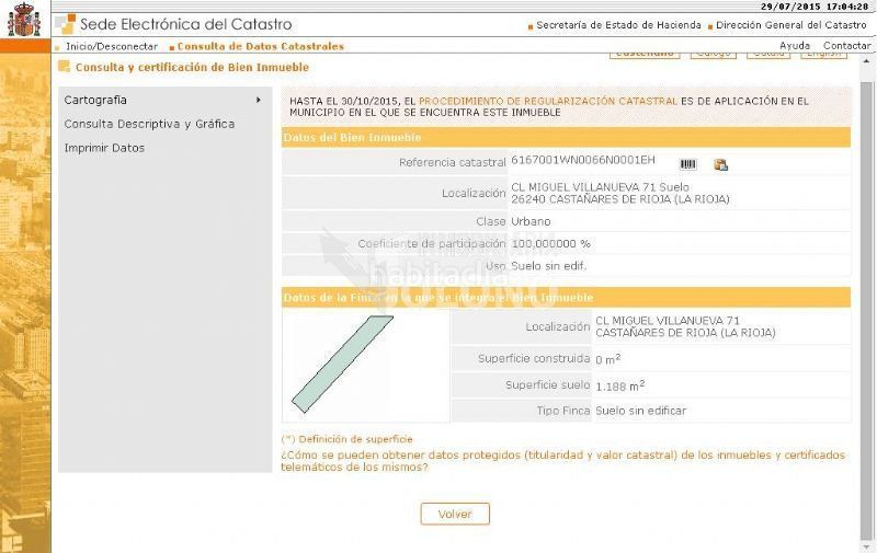 Foto 027c6fa5-1581-4099-b1eb-4811ebaf0cc0. Wohngrundstück in calle miguel villanueva 53 in Castañares de Rioja