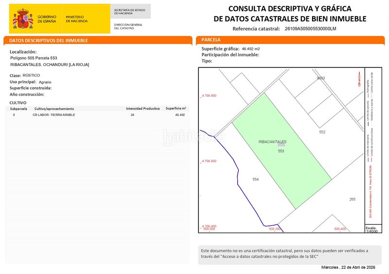 Foto 1368a108-0eed-4fec-86c7-07e7a9bc66d9. Finca rústica a n/a a Ochánduri