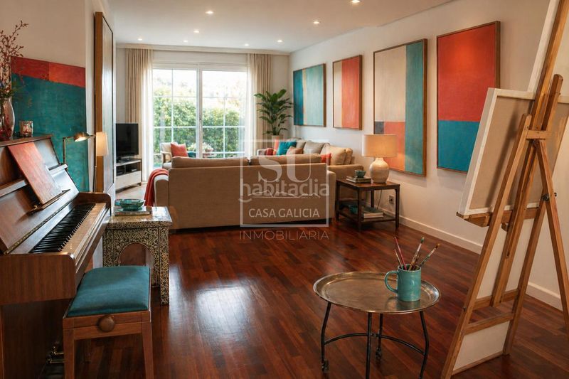 Foto b38c23a5-a089-4b5e-a980-799390f176ce. Casa adossada amb calefacció aparcament piscina a Baiona