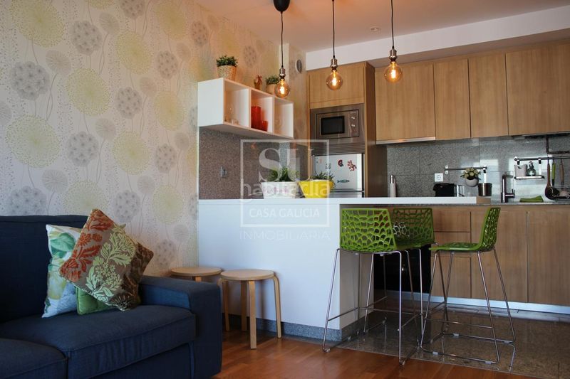 Foto f7c2b50b-0da8-456b-8215-4fb1be8225ca. Rent flat with heating pool in Baiona