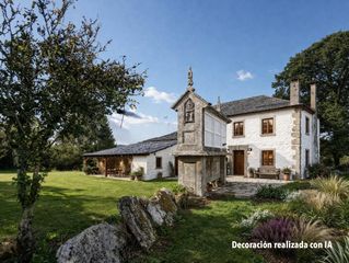Haus in Lugar vilasuso - vilares 11. Casa de labranza con más de 6 hectáreas de terreno en terra chá