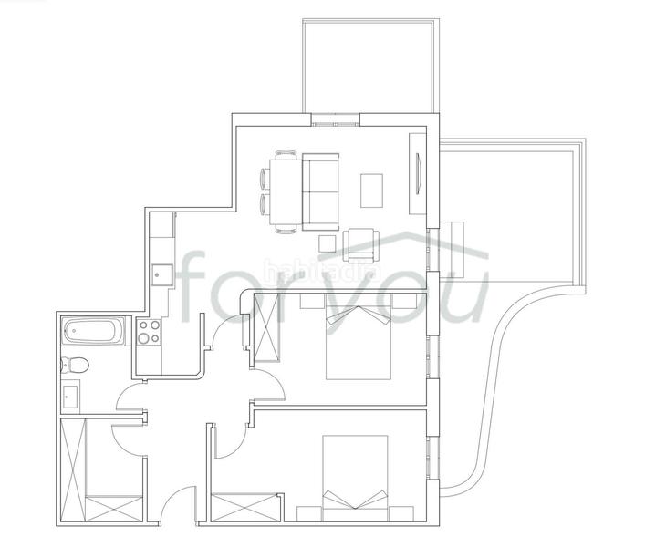 Foto e28504a8-3f25-402b-ba42-49027bb7cc6c. Etagenwohnung mit heizung in Amara Zaharra-Arbaizenea Donostia - San Sebastián