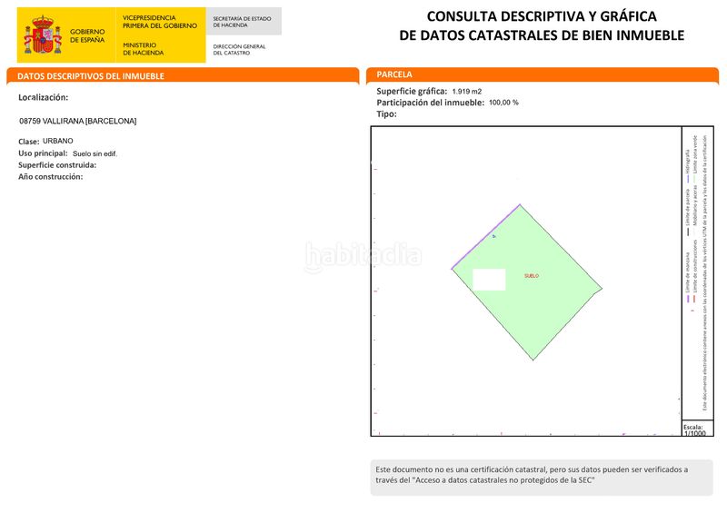 Foto c57f1e5c-1ed0-40ff-9659-76f3672c782f. Terreny residencial a Vallirana