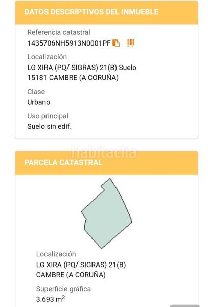 Foto 3b9961fe-b872-44d7-955d-df7ed47d443f. Terreno residencial en xira 24 en Cambre