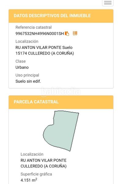 Foto f37e7317-c226-4665-8cc5-f7beee143bda. Terreno residenziale in rúa antón vilar ponte 24 in Culleredo
