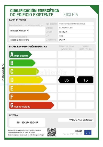 Foto 2f68e96a-a6fd-49e0-9a2d-15e7db5962f4. Flat in rúa violetas 17 in Someso - Matogrande Coruña (A)