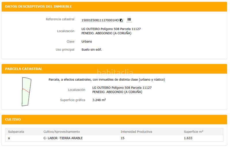 Foto 45cc6a73-a895-4e22-83b9-704d8d1d5aec. Wohngrundstück in lugar outeiro 82 in Abegondo