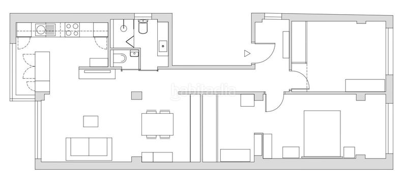 Foto df3deeeb-858a-47b0-b2e8-af35907eb4f9. Rent flat with heating in Sagrada Familia Coruña (A)