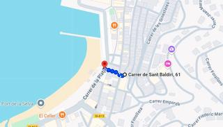 Àtic a Carrer de sant baldiri 61. Atico con terraza y vistas al mar a 1 minuto de la playa en plen