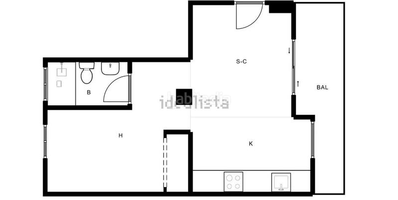 Foto 363b3da5-1a4d-411d-b6fd-8f3beac6da39. Miete dachwohnung mit heizung in Raval Barcelona