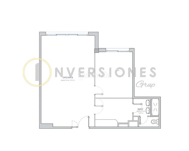 Foto 60d534fe-ec3e-4796-8a2a-098d1f748a47. Rent office space with heating in Sant Gervasi - Galvany Barcelona