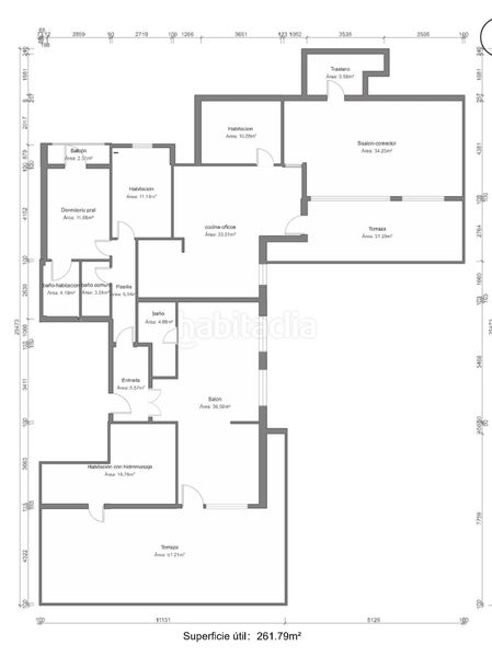 Foto a4f8be39-e7b7-4f62-9b23-3d357b7a1151. Àtic amb xemeneia calefacció piscina a Larrea - San Juan de Dios - Peñota Santurtzi