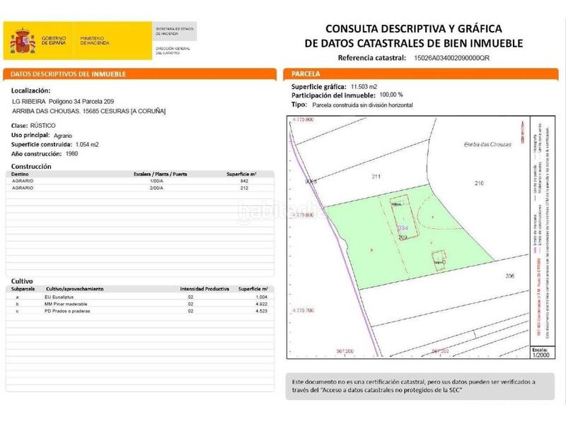 Foto 0fb0e35e-71e7-46d3-a3ff-82fa2ce416e7. Finca rústica a Mesía