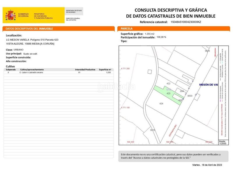 Foto 33d1a3c5-7322-47ad-a86d-7c6425432426. House in calle lugar meson varela 13 in Mesía