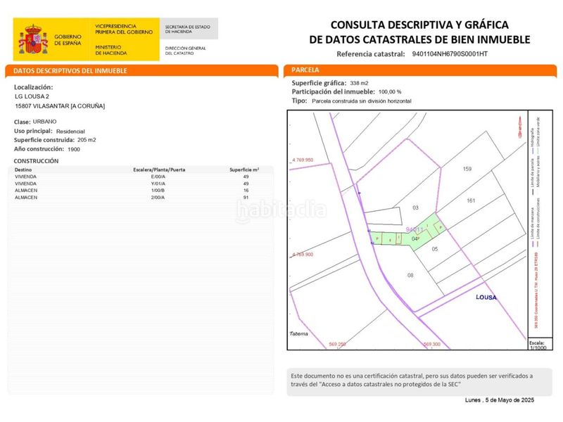 Foto 40518de6-0e1e-49c5-ac65-f9c7ea43bb80. Casa amb aparcament a Vilasantar