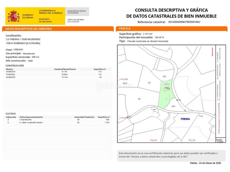 Foto 5e489c99-3f8b-4b6d-9995-c667e92386b3. Casa amb aparcament a Sobrado