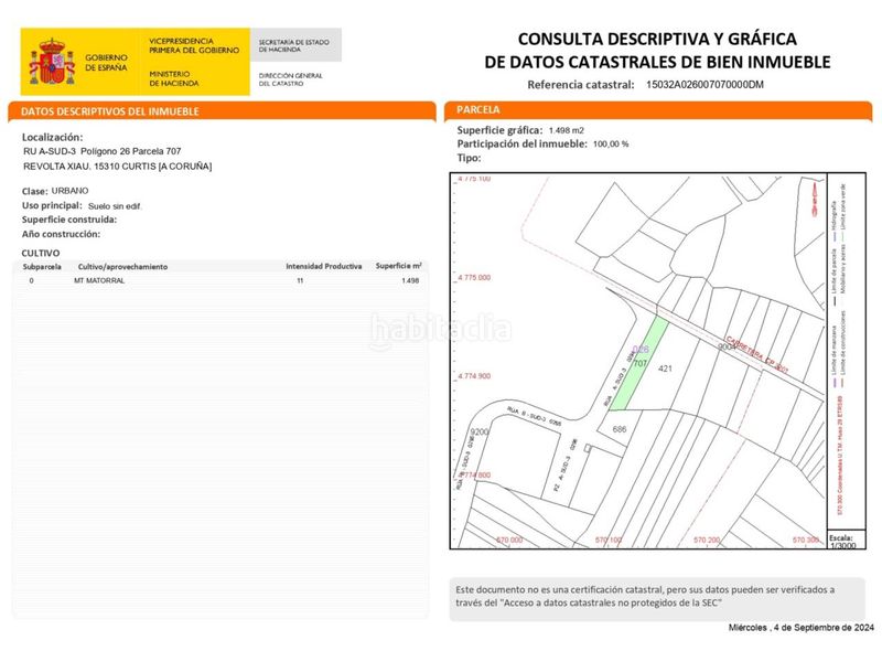 Foto e7cc9de4-c32a-4e47-8fd6-c2e0dfb1c4f6. Finca rústica se vende monte en Curtis