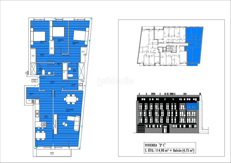 Foto 4e60e4ad-b1f7-44a4-b75b-e340e7470575. Appartamento con parcheggio in San Roque - As Fontiñas Lugo