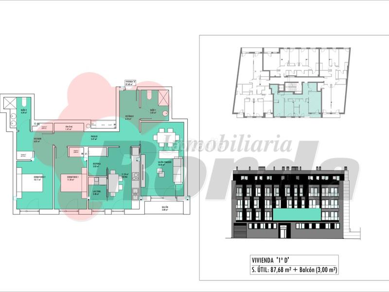 Foto 1eab0084-48d0-40b9-beaf-d0fda85c2074. Appartement avec parking dans San Roque - As Fontiñas Lugo