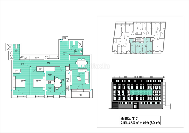 Foto e68befd6-0ed1-4269-b550-bab4ff816e51. Appartement avec parking dans San Roque - As Fontiñas Lugo