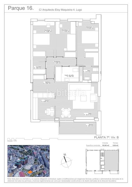 Foto 7b3a8a91-8013-4c47-882b-d2c9aedc4c41. Appartement 102m<sup>2</sup> dans rúa eloi maquieira arquitecto 10 dans Lugo
