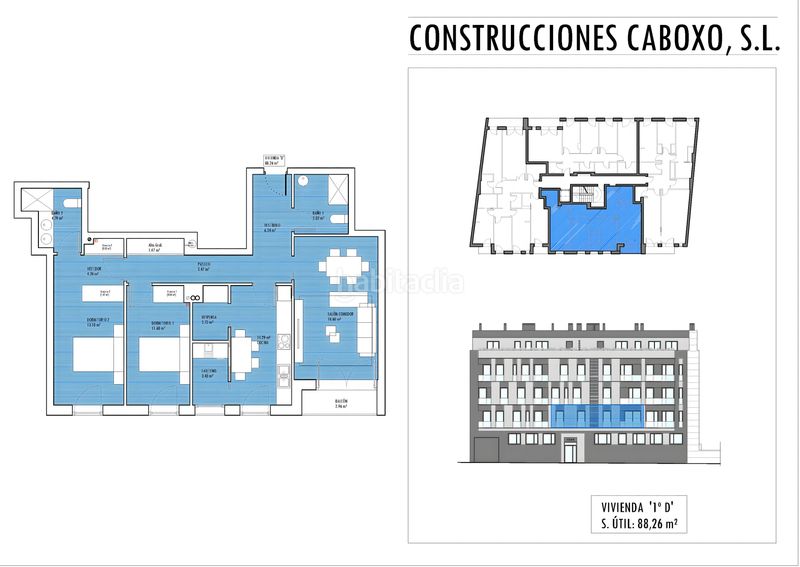 Foto 077cfa6c-dde9-4d78-9970-6a90bcd94de4. Apartamento 103m<sup>2</sup> 3º d en San Roque - As Fontiñas Lugo