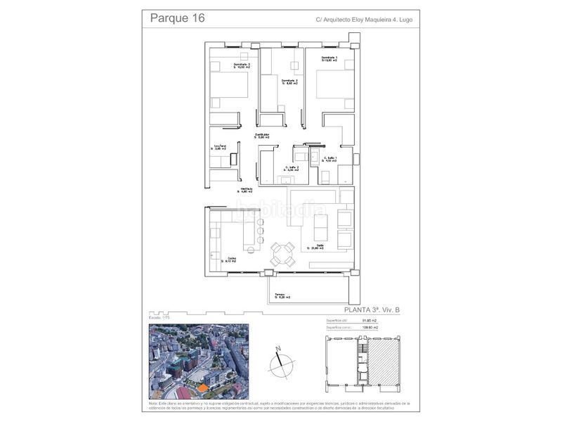 Foto cba71192-4822-42df-bf37-64b100ba4e5c. Pis amb calefacció aparcament a A Milagrosa Lugo