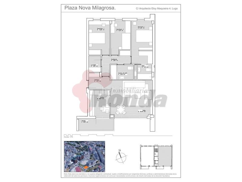 Foto 24a50ad5-543e-4fdc-b72f-120c8962f7b8. Appartamento con riscaldamento parcheggio in A Milagrosa Lugo