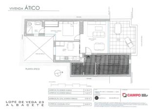 Attique  Lope de vega 23. Atico en venta en el pilar, 1 dormitorio.