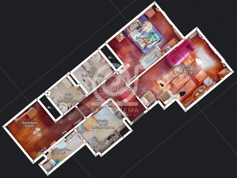 Foto d44eeb6f-50c8-4ba3-a53d-65b06690ac44. Appartement avec chauffage parking dans Elviña - A Zapateira Coruña (A)