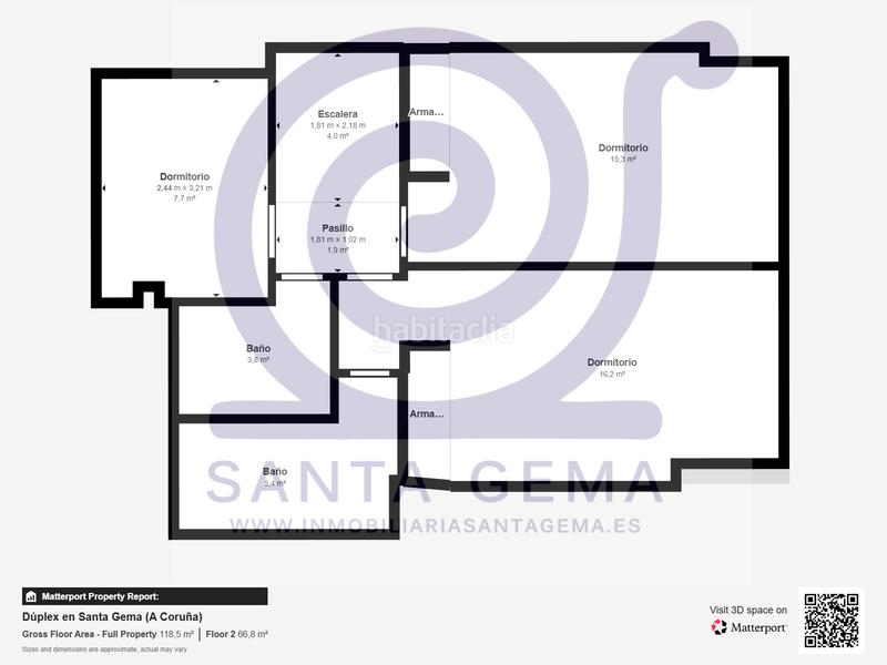 Foto c68c6daf-56c5-4924-8c61-8275faa3c320. Duplex avec chauffage parking dans Eirís Coruña (A)