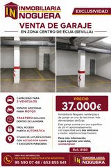 Aparcament cotxe a Écija. ?? venta de garaje en zona centro, écija (sevilla) ??
