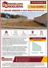 Terreno residencial en Cañada Rosal. ??solar urbano a diez minutos de ecija??
