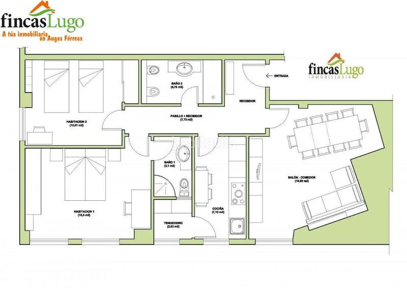 Foto 0037c81d-5a33-4b30-b8ce-0a465a250b4e. Location appartement avec chauffage parking dans Acea de Olga - Augas Férreas Lugo