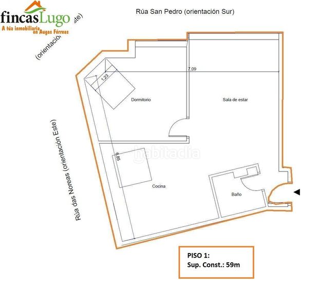 Foto b8a38f7d-1c78-48ea-9538-de3beec9e88b. Piso oportunidad inversión en Centro - Recinto Amurallado Lugo