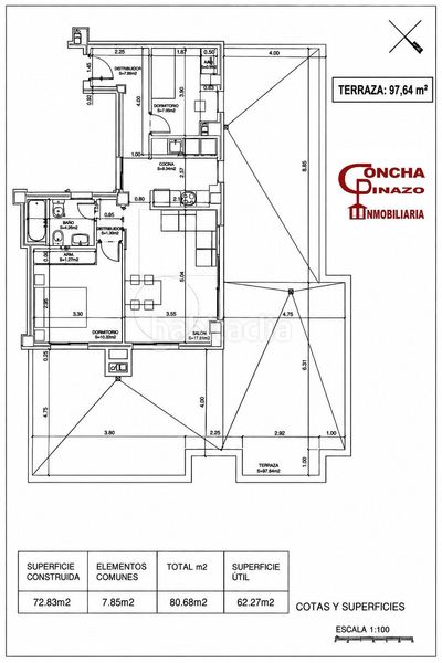 Foto 93e97e2e-8380-445f-9c92-b41e6f6acd07. Ático  vpo con terraza esquinera de 98 m2 garaje y trastero 2 hab. y 1 baño , junto a metro Santa Rita. en Paterna