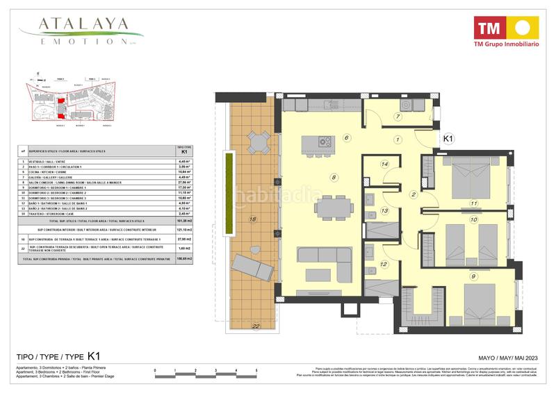 Foto eb15cd00-3016-48bb-bd8f-6a89c7529e3a. Apartament 121m<sup>2</sup> a calle pico alcazaba 26 a Benatalaya Estepona