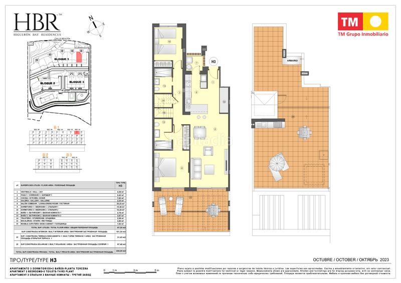 Foto 490a47e8-a57b-4448-8b7f-0badf6455097. Attico 101m<sup>2</sup> con riscaldamento parcheggio piscina in Las Gaviotas - Carvajal Fuengirola