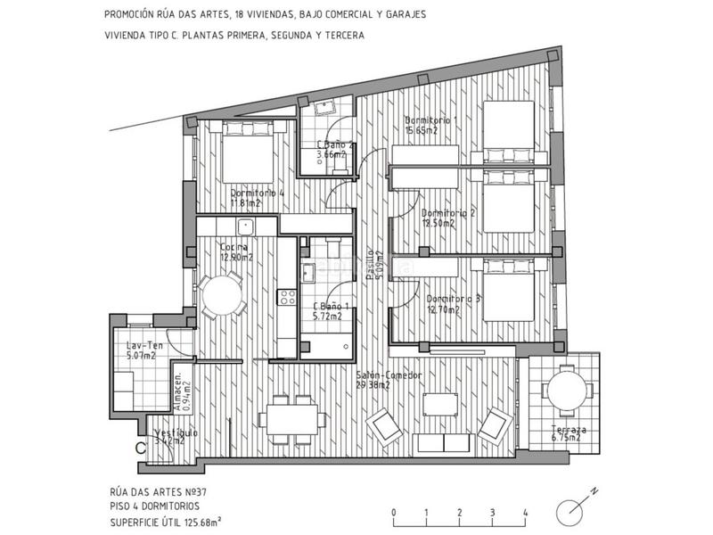 Foto 3ad9e59d-028b-4d02-9fa4-ef0e9c2be7bf. Appartement avec parking dans San Roque - As Fontiñas Lugo