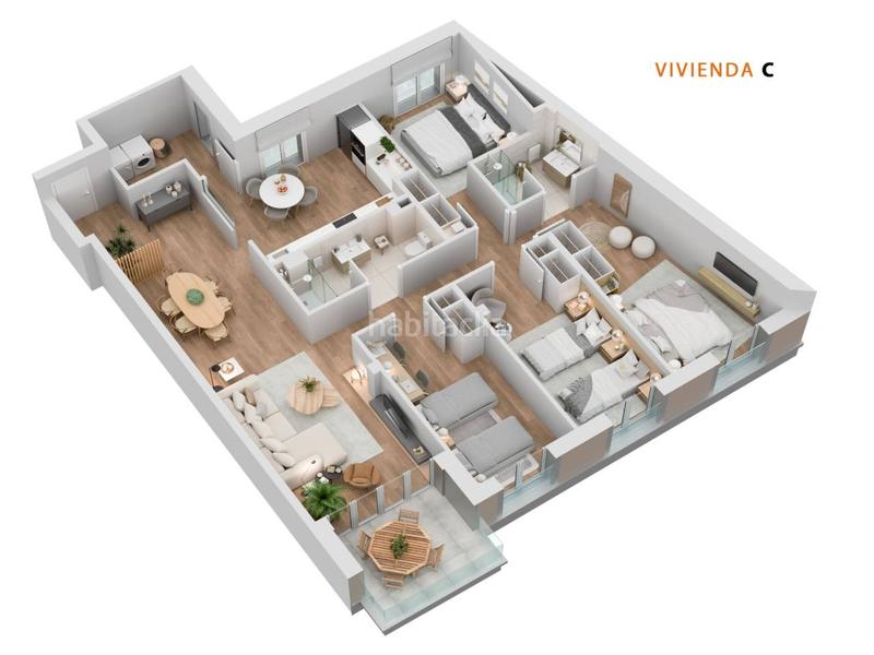 Foto 85fd7f01-93cd-4e78-8d89-5ece5fbf26dc. Appartement avec parking dans San Roque - As Fontiñas Lugo
