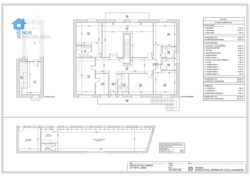 Foto 53e747f5-80c9-4332-9383-bb51e0022cb5. Casa nor inmobiliaria vende en exclusiva casa de 379 m2 construidos, dentro de parcela privada de 1.438 m2, en pleno centro y en Liendo