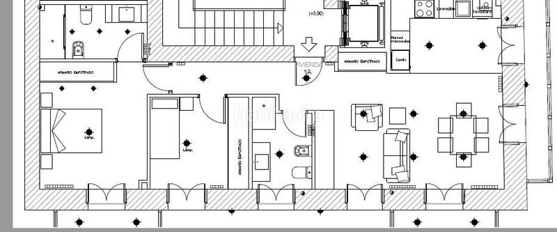 Foto bee41856-88e1-4145-97b3-00d4ea319472. Rent flat with heating in Centro Ferrol
