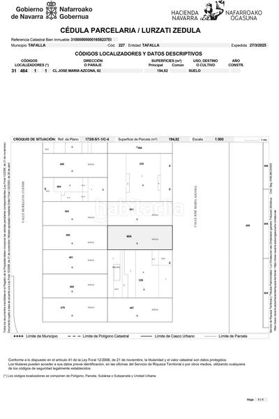 Foto 49fc42d9-beee-48b5-9c26-3739a8d8a4ee. Terrain résidentiel dans Tafalla