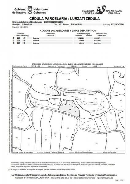 Foto 786f5b38-4b0b-44b8-b011-4e047d469bf1. Finca rústica a Pueyo / Puiu