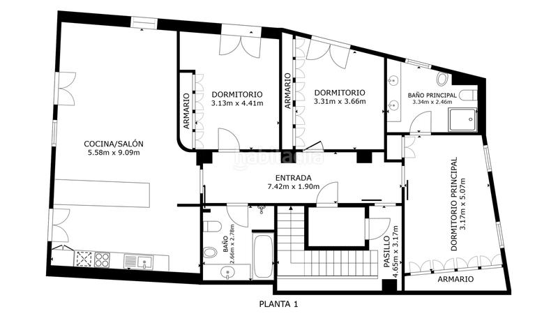 Foto be0b7906-3358-4982-ac6a-635ee2696f83. Piso se vende piso dúplex con dos viviendas en el centro en Tafalla