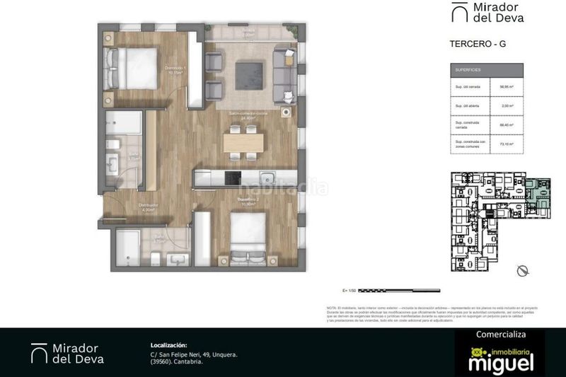 Foto 2c504f89-6084-4da5-b126-1316bf9daa8f. Piso en calle san felipe neri 49 piso de obra nueva en unquera cantabria en Val de San Vicente